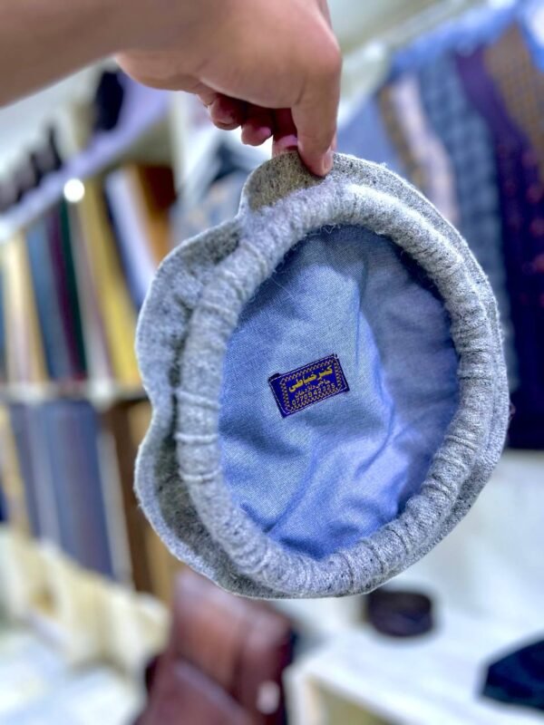 Gray woolen Pakol