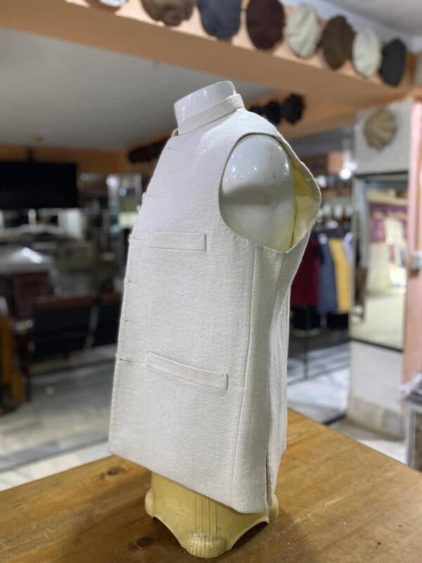 White Best Woolen Waistcoat
